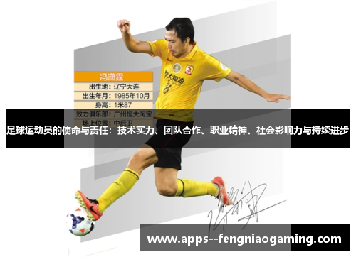 足球运动员的使命与责任：技术实力、团队合作、职业精神、社会影响力与持续进步